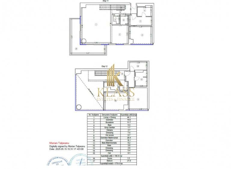 0% Penthouse 4 camere 179 mp, view lac, terasa, SPA, piscina, Floreasca, UPsite