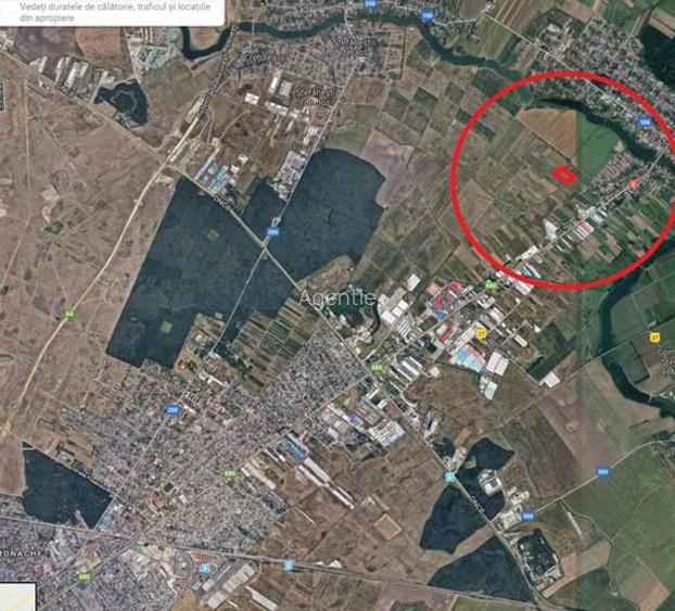 Vanzare/ schimb teren Afumati la nod centura (Autostrada A0) comercial - 3