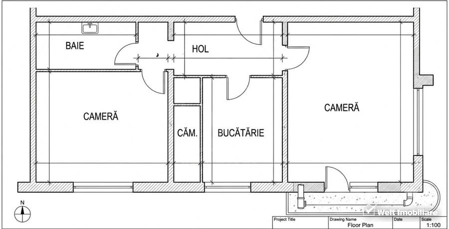 Apartament 2 camere DECOMANDATE, Mărăști – Etaj 2 | Locație de exceptie