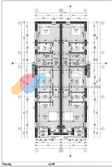 Duplex 202 mp + rooftop 72 mp, curte 180 mp, cartier Voronet
