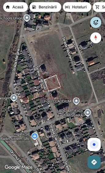 Teren 611 mp pentru duplex|2 fronturi|Toate utilitatile|Drumul Boilor