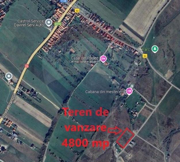 Teren Bran - Sohodol intrare 900-4800mp
