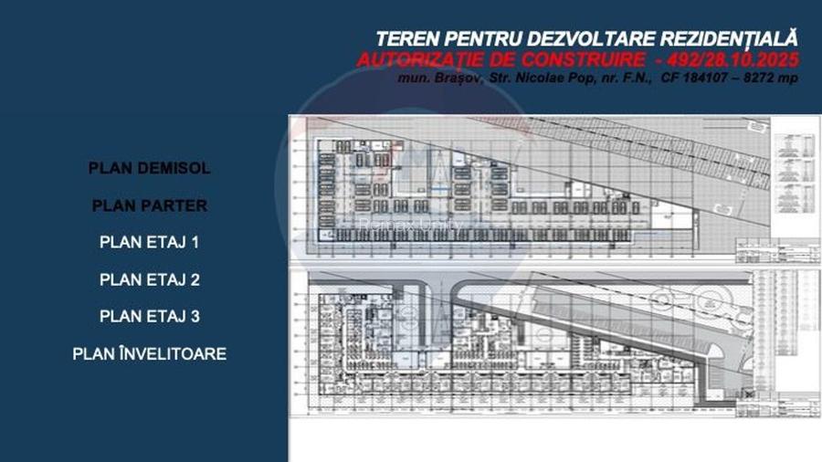 Teren dezvoltare rezidențială 8,272mp Brasov/AUTORIZATIE DE CONSTRUIRE - 7