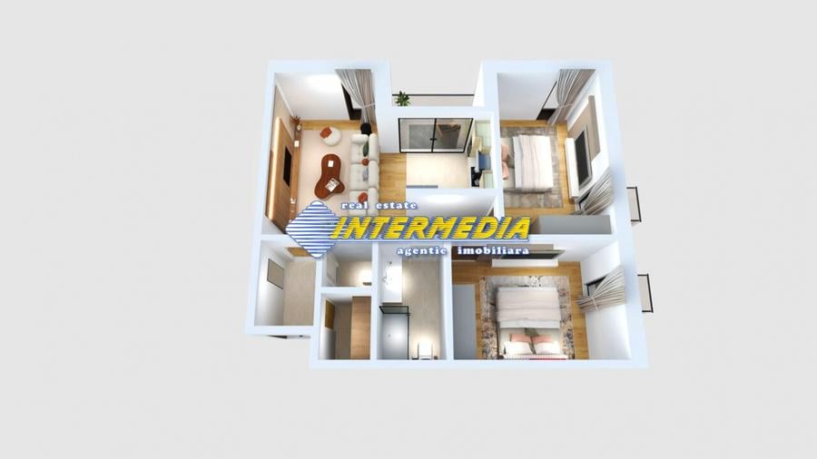 Apartament 2 camere BLOC NOU Cetate Balcon Boxa Clima Parcare Finisat la cheie