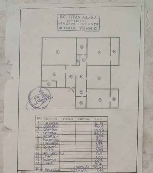 Apartament 4 camere-decomandat-centrala-zona Vitan