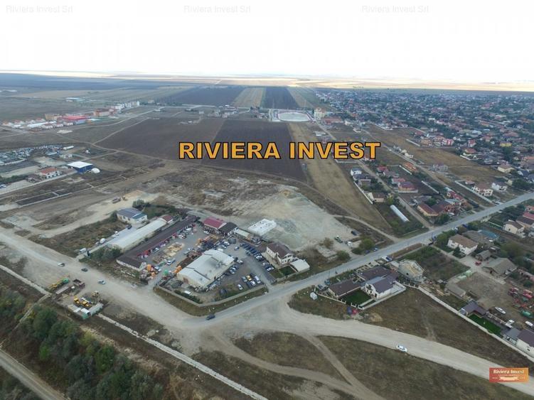 Cumpana teren de inchiriat cu platforma betonata