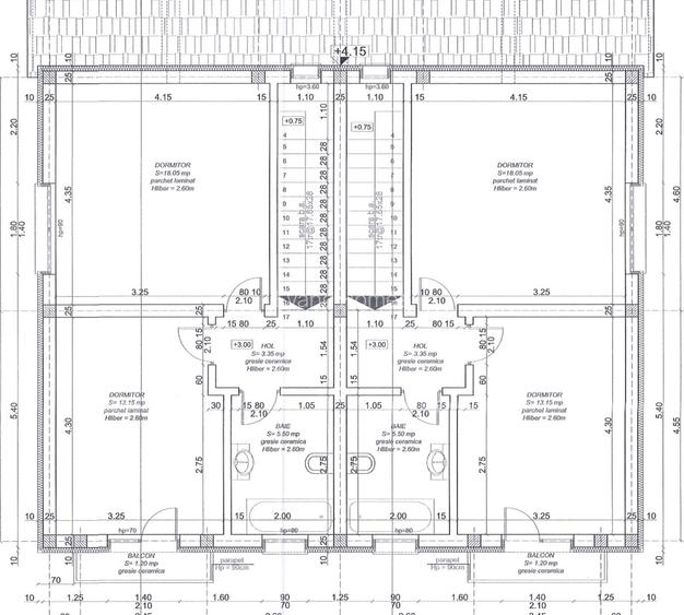 Duplex cu 4 camere si 2 bai - 95 mp - Mosnita - 3