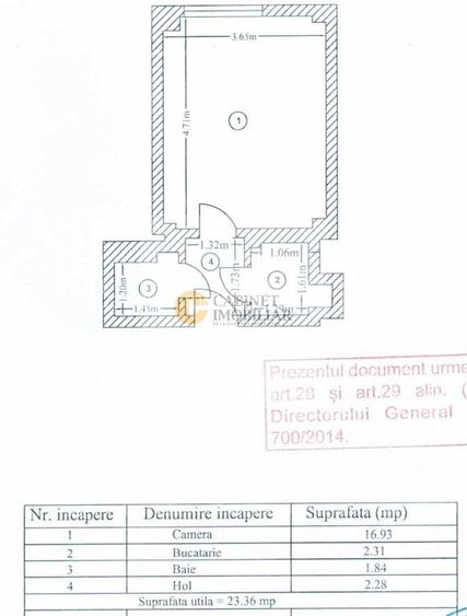 Garsoniera I Universitate - hotel Corinthia I Etaj 1/8 I Creditabila - 14