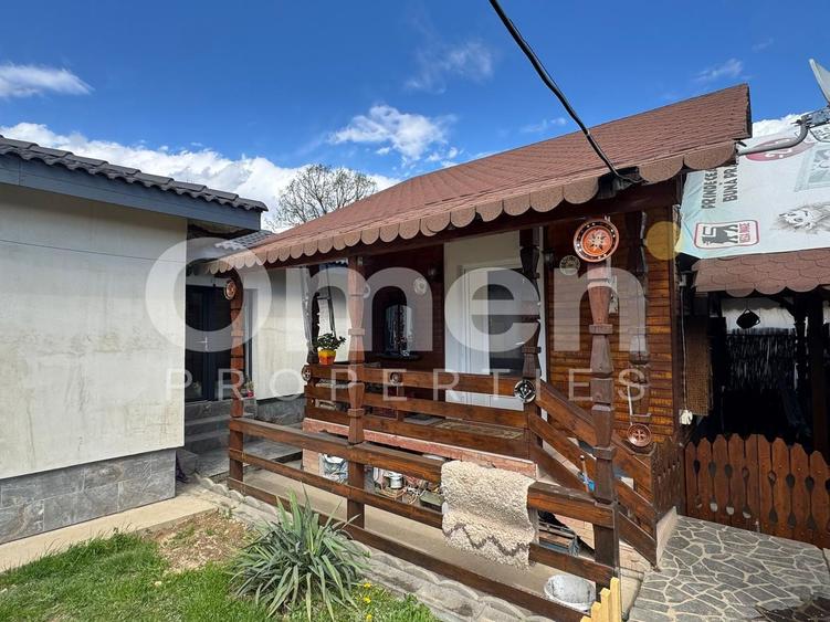 Casă nouă pe un nivel + teren 1450 mp | foișor rustic | Satu Nou de Sus