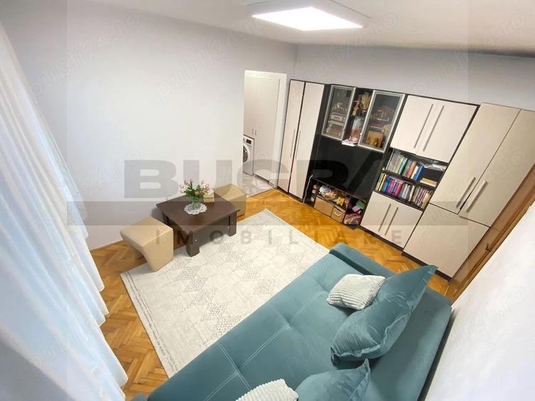 Apartament 2 camere, 37mp, etaj intermediar, zona Piata Hermes