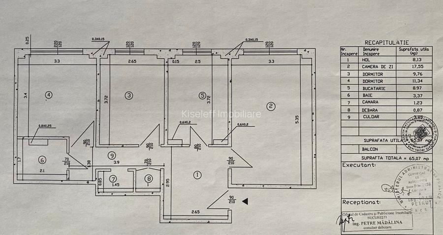 Apartament de 3 camere,decomandat. - 6
