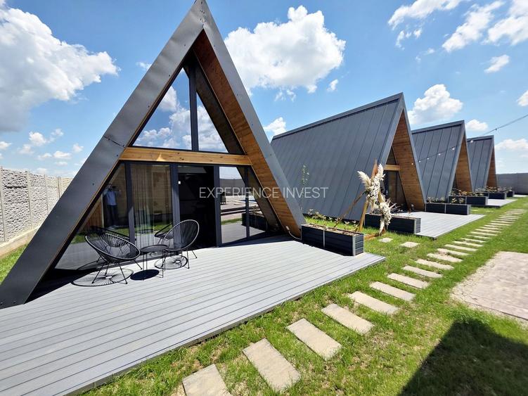 AFACERE LA CHEIE | Complex Turistic Premium A-Frame + Piscină | Snagov - 4
