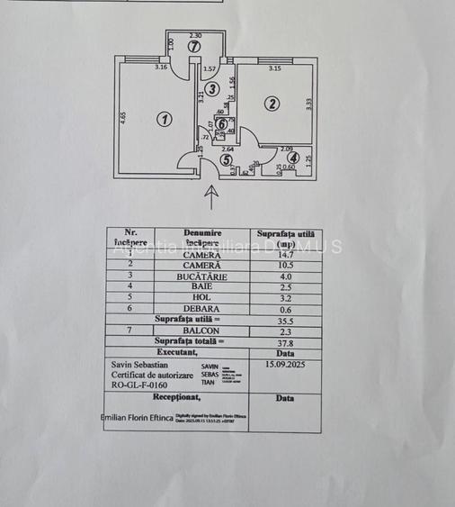 Ap. 2 camere dec. Micro19, etaj8,  bld. Otelarilor - 7