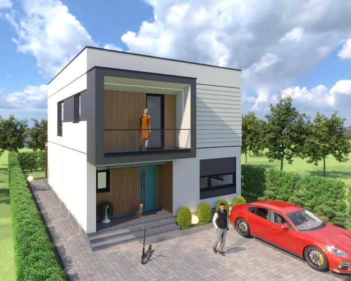Casa P+1 noua arhitectura moderna la 3min de centru