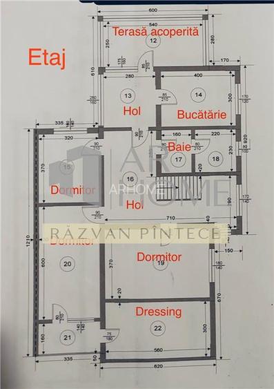 Casa S+P+1E, 11 camere, garaj, teren 1915 mp, stradal Paulestii Noi, langa Ploie - 8