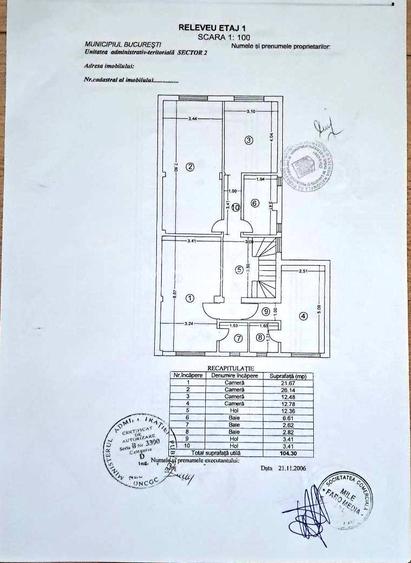 Piata Muncii –Calea Calarasilor,vila 12 camere, suprafata 370mp,curte 150mp - 21