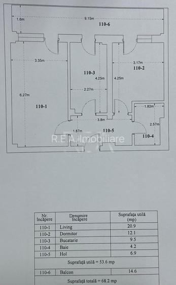 2 camere Theodor Pallady decomandat, centrală, an 2025, 68 mp - 9