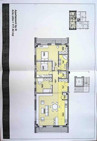 Penthouse panoramic pe Strada Morii–117,42 mp utili, 2 terase, parcare subterana - 1