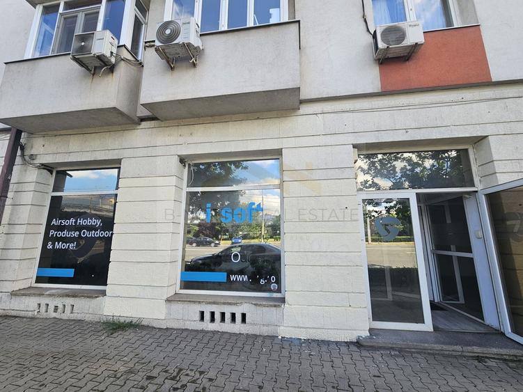 Spațiu comercial 205 mp, vitrină stradală 18 m, Calea Griviței – Pod Basarab