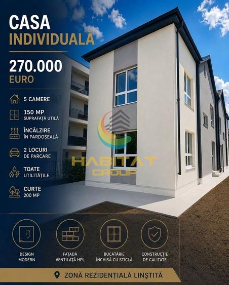 Casa Individuală | 5 camere 150 mp | Popești Leordeni