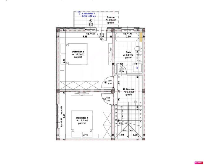 Casa de vanzare in zona Cartierul Arhitectilor: 3 camere, 88 mp utili - 1