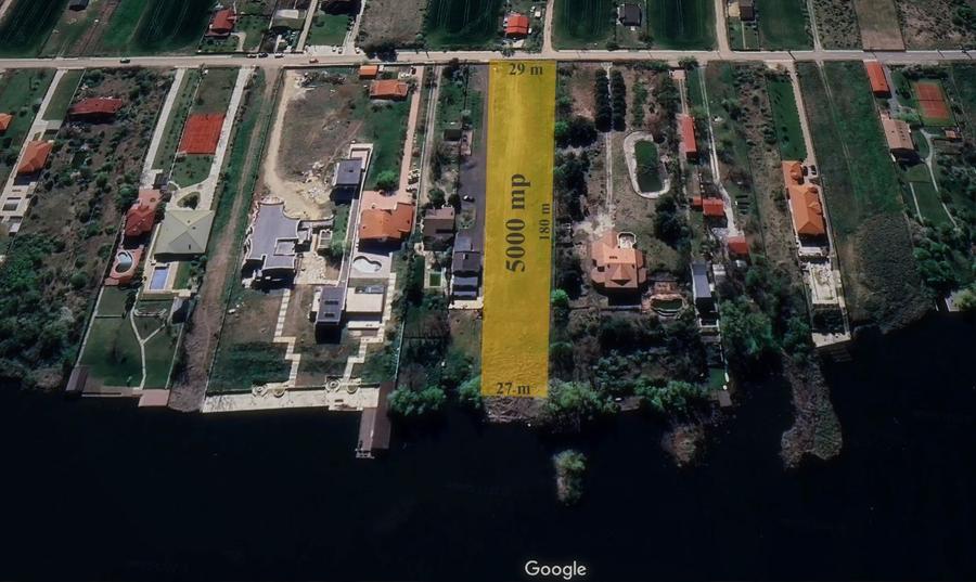 Teren excepțional la Lacul Snagov – 5.000 mp cu deschidere la lac