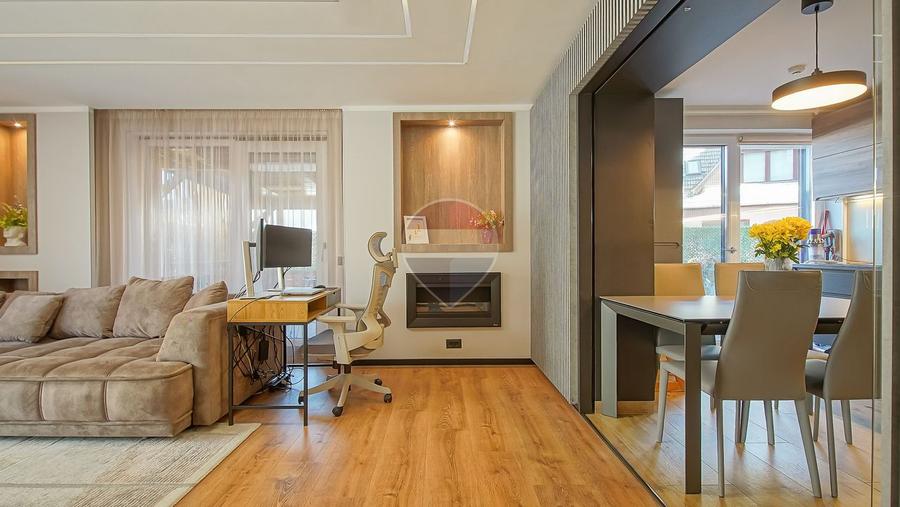 Apartament premium tip vilă, cu terasă de 70 mp, garaj | Răcădău