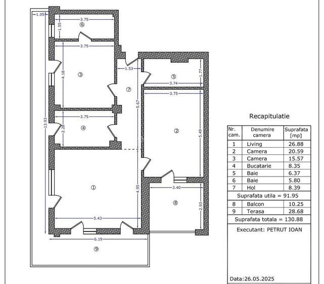 Apartament 3 Camere / Baneasa / Bd Aerogarii / Biharia - 13