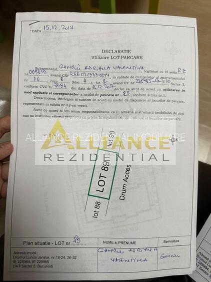 APARTAMENT 3 CAMERE DE VÂNZARE ÎN EXCLUSIVITATE CU 2 PARCĂRI