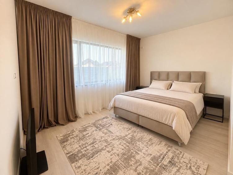 Vila mobilata modern,utilata complet,500 mp curte amenajata,Balotesti