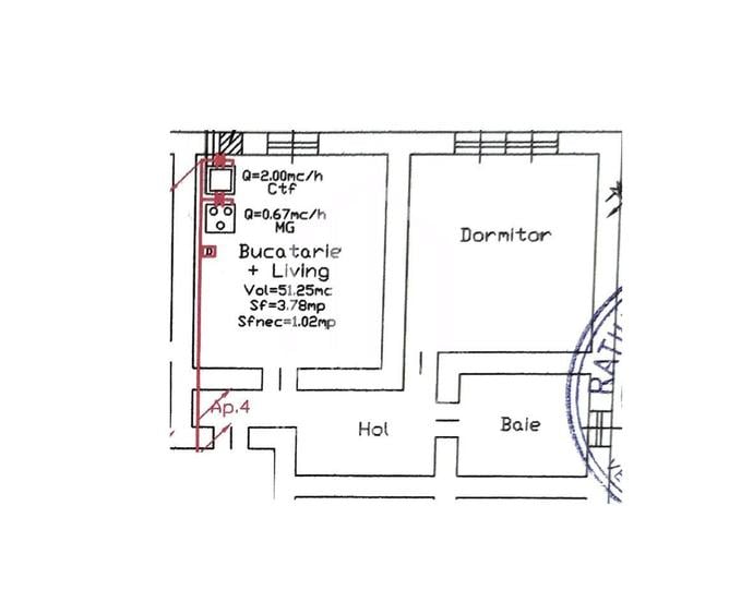 Apartament in suprafata de 37mp, boxa la subsol, parcare, Turnisor
