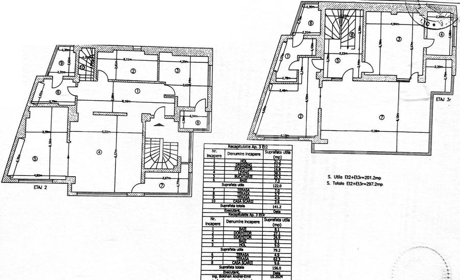 Duplex penthouse insorit cu 5 camere, 3 bai | 325mpc | terase 88mp - 1