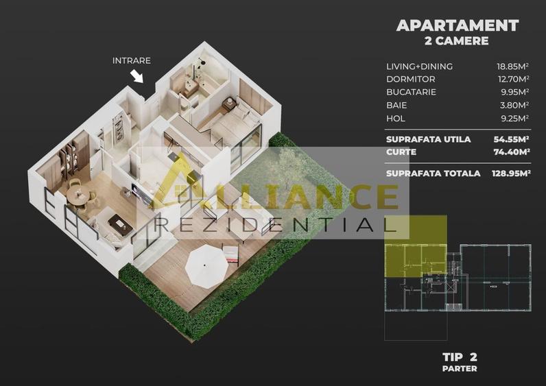 Ame Residence Exclusivitate Proiect nou ap 2 si 3 camere
