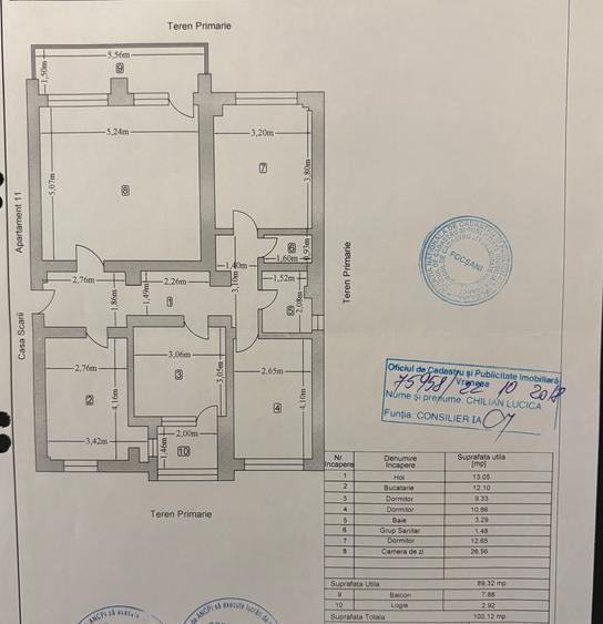 Apartament 4 camere în Focșani – Central - Mobilat și Utilat