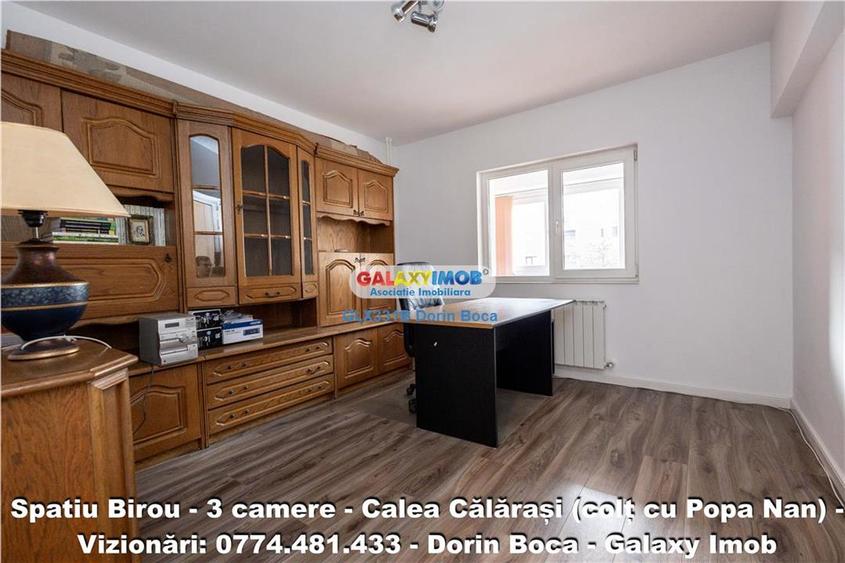 BIROU 3 Camere NEMOBILAT - CALEA CALARASI - Centrala proprie
