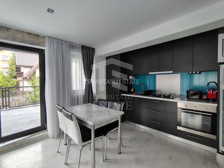 Mobilat utilat integral MODERN | Terasa 36 mp | Predeal