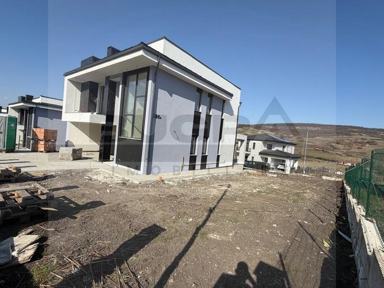 Casa individuala de lux, 119mp, teren 600mp, panoramic, Popesti