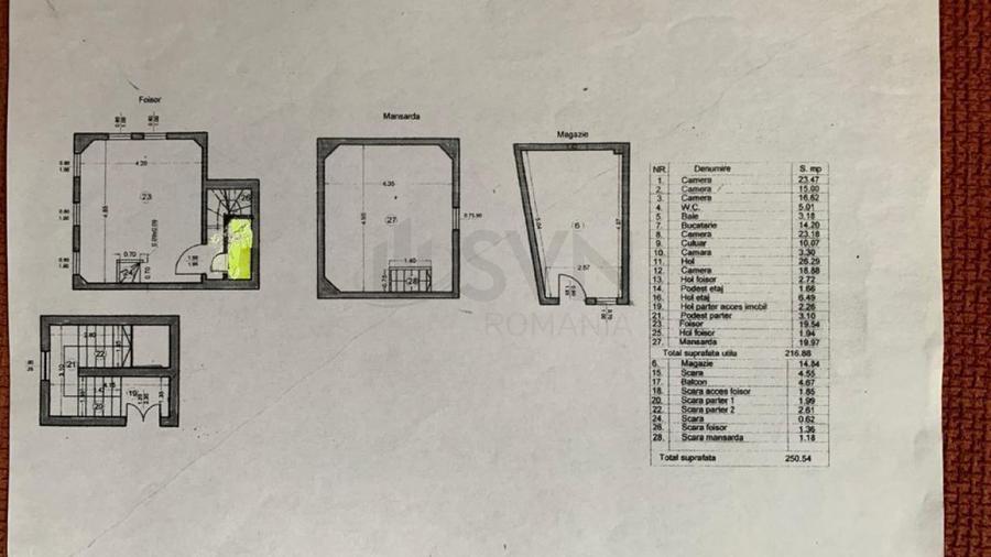 REA0088440 Apartament 7 camere - zona Capitale - intrare separata