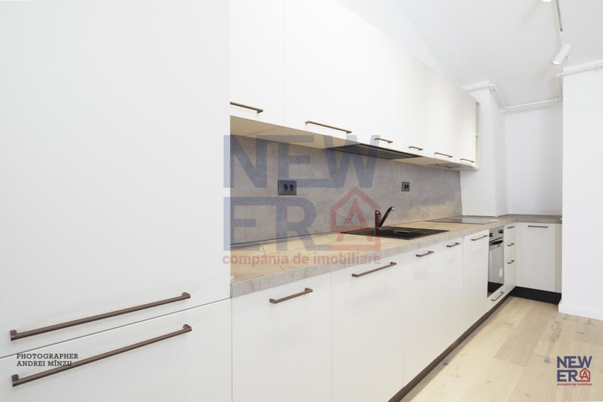 Apartament NOU 3 camere cu terasa 50 mp in bloc boutique, zona Herestrau