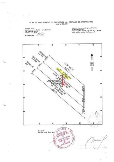 Teren extravilan 5.800 mp in Cornetu, ideal pentru investitie