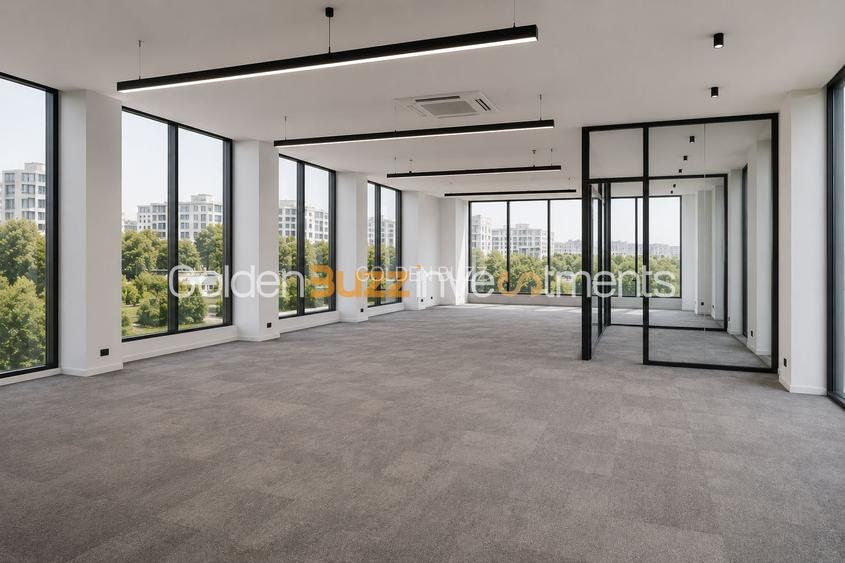 Office space | 100 m² | Clădire  NzeB | Loc Parcare | Terasa amenajata - 3