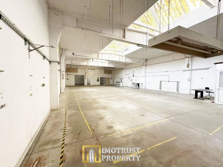 Hală industrială 431 mp de închiriat – central Arad, acces TIR