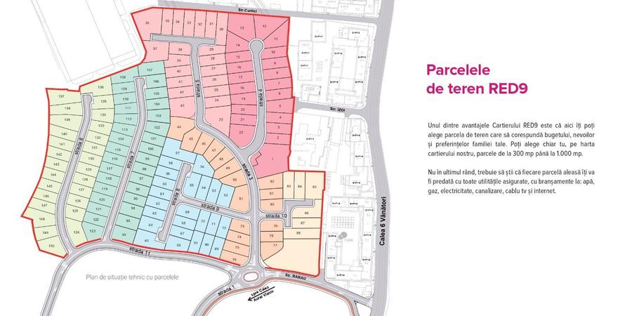 Parcela de teren in ARED CITY, cel mai modern cartier | Fără agenții!