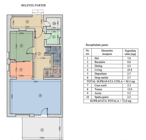 Duplex 5 camere 162mp | 0 Comision | Otopeni Putna