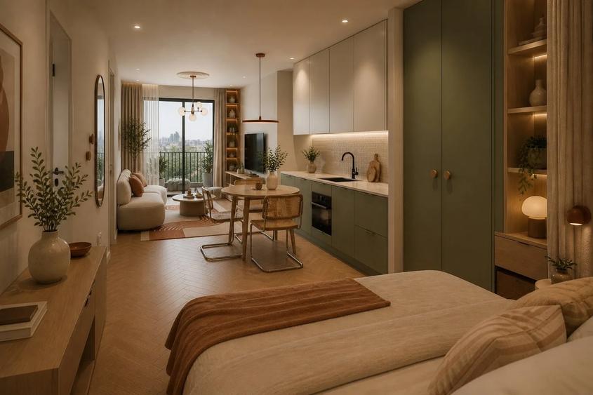 SeaYou Riviera - Faleză Nord: apartament 3 camere, 2 băi, fațadă ventilată