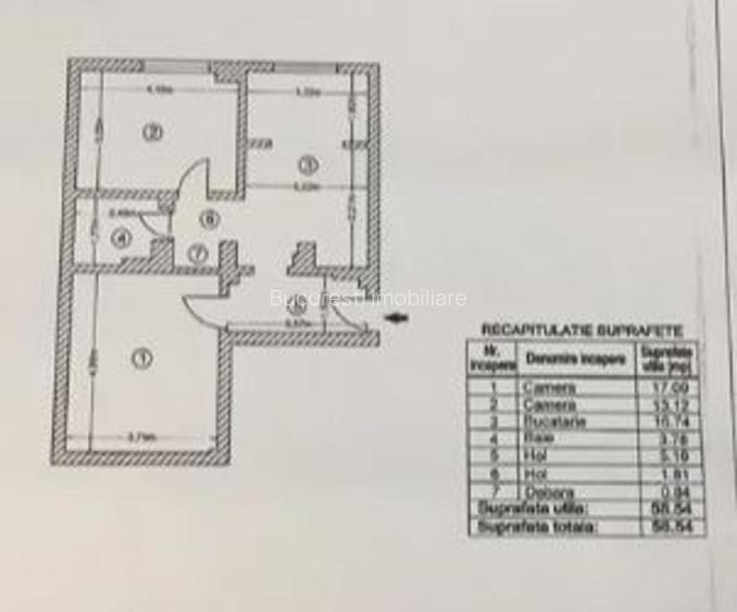 Apartament 2 Camere,Vitan Mall.bl.1996,parter/4,DECOMANDAT,Amenajat,centrala - 6