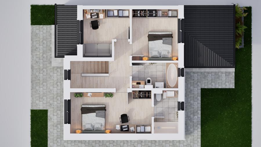 Duplex nou, zona liniștită – direct de la dezvoltator