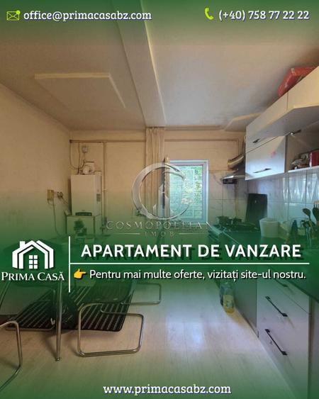 Apartament cu 2 camere ~ zona Crang / Caraiman ~ parter / 4 ~ cu imbunatatiri,