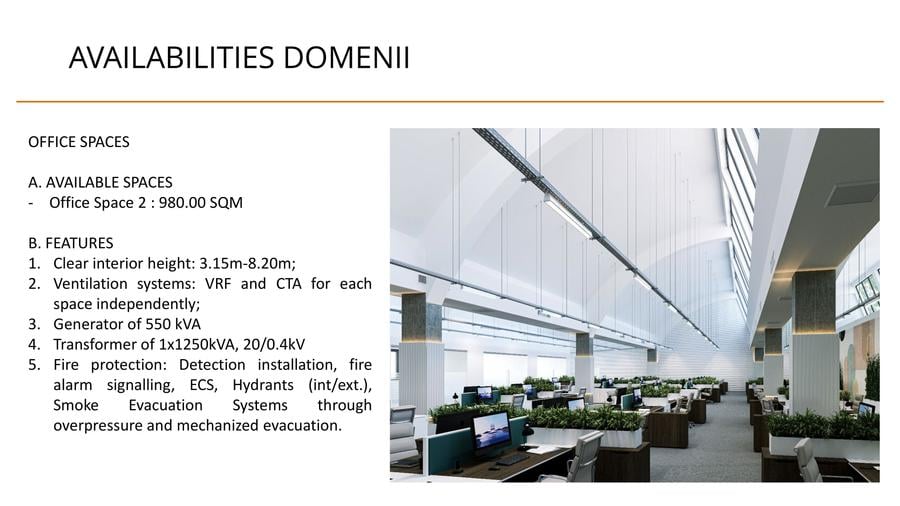 Spatiu de birouri / comercial / show room Domenii - Parcul Copilului