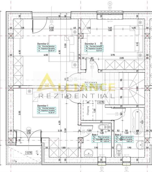 Vila P+1+M, 4 camere - 3 bai | PRIMARIE - 2